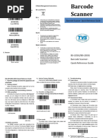 1D Laser Barcode Scanner Manual | PDF | Barcode | Universal Product Code