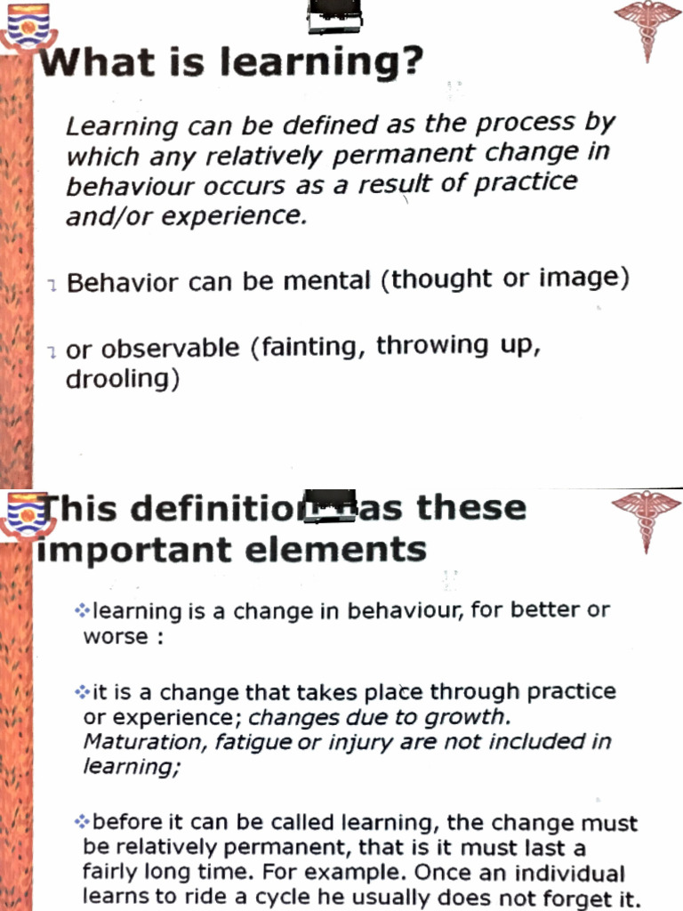 Learning | PDF