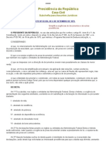 Simplifica exigências de documentos em órgãos federais