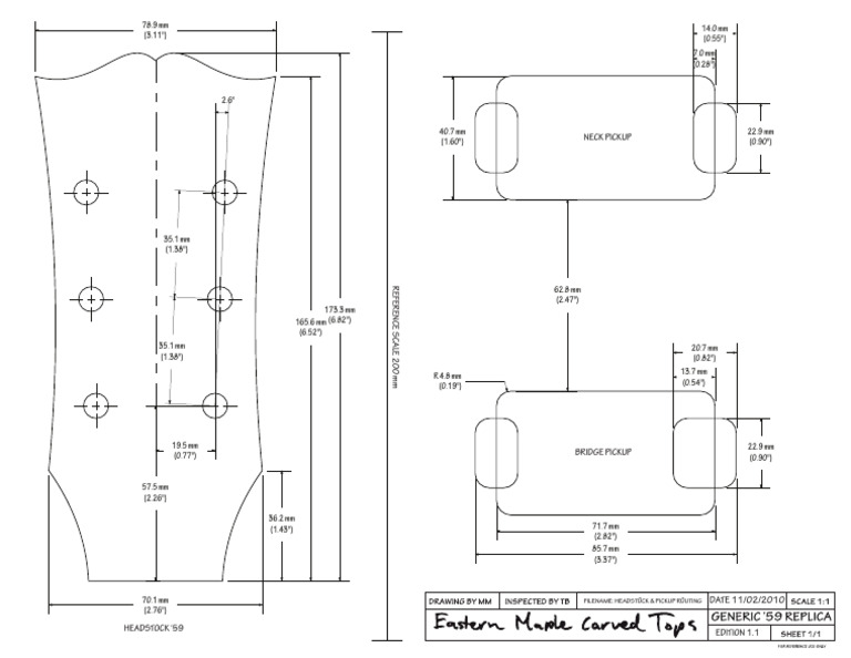 Gibson Les Paul Cavities Headstock and Pickups | PDF | Irish Musical ...