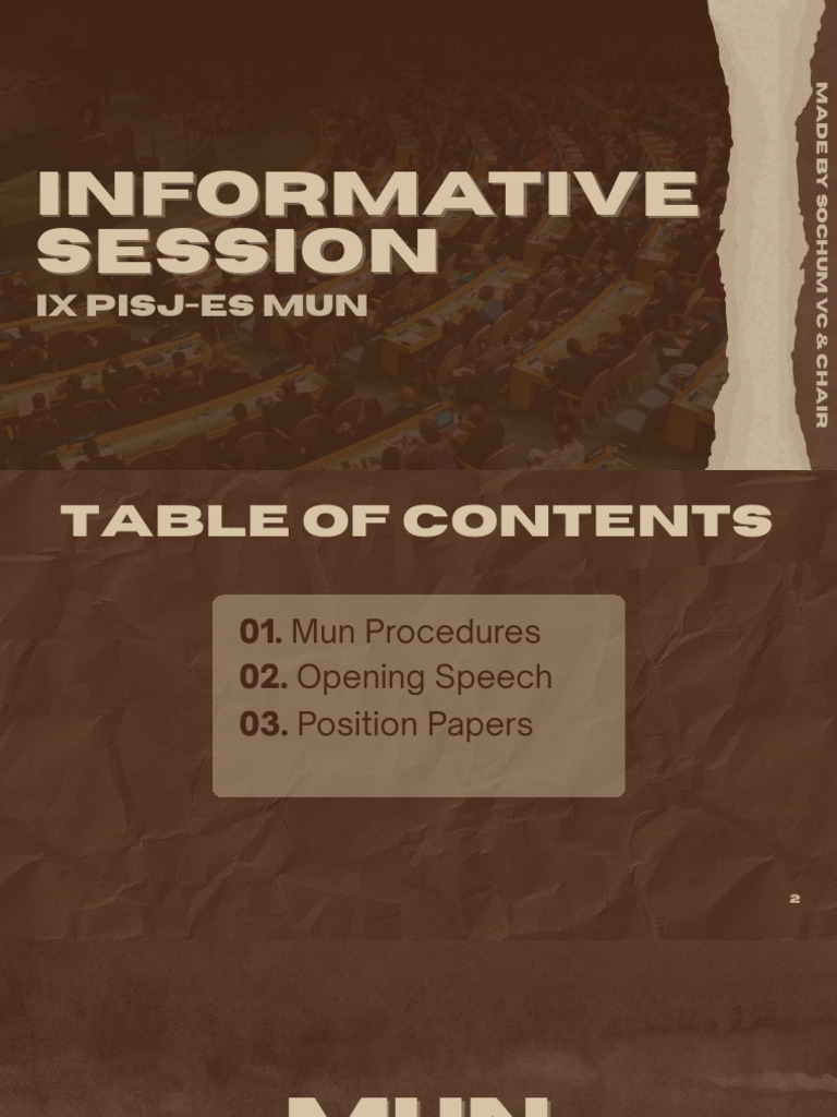 Informative Session (Online Meeting) | PDF