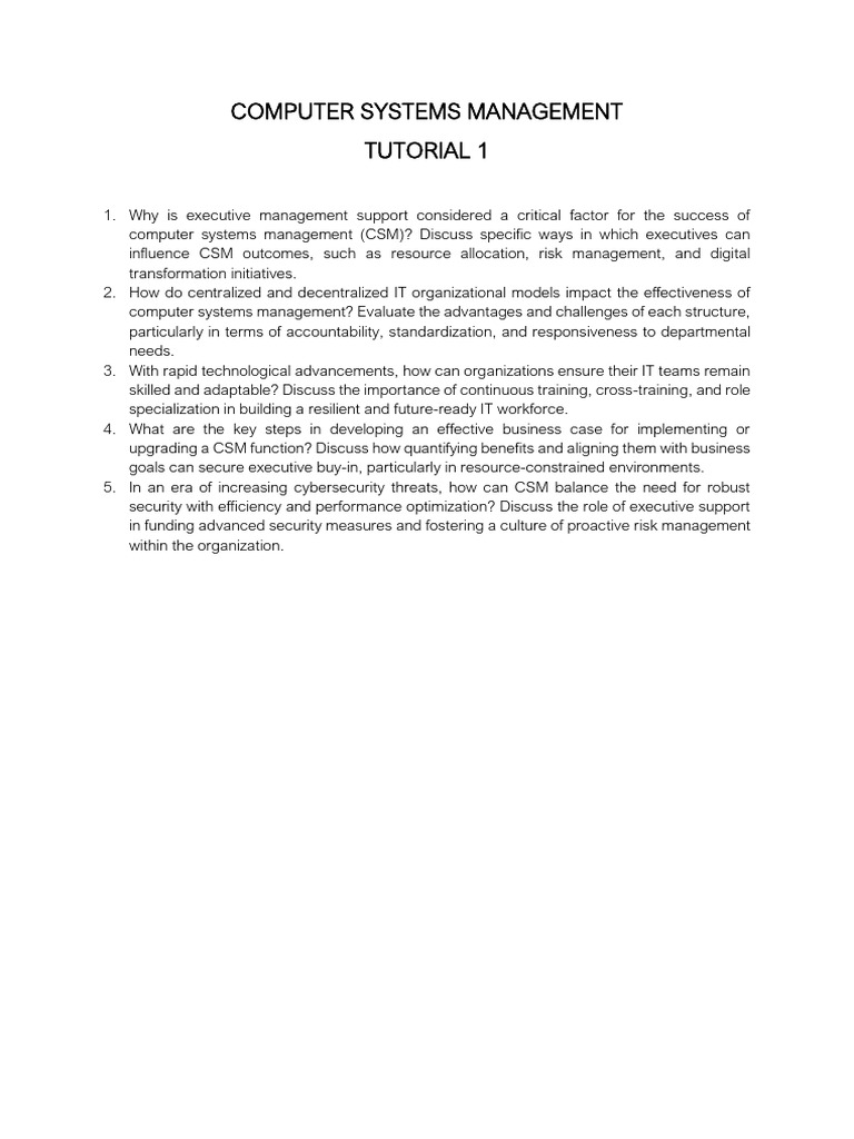 Tutorial 1 | PDF