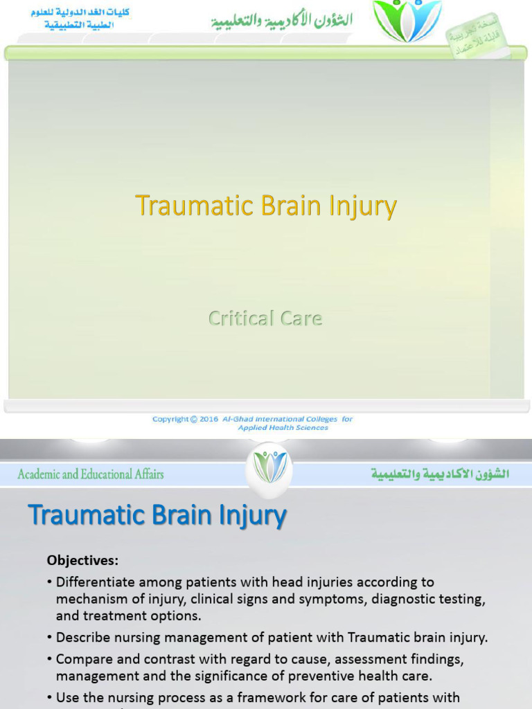 Critical 03a Traumatic Brain Injury | PDF | Traumatic Brain Injury ...