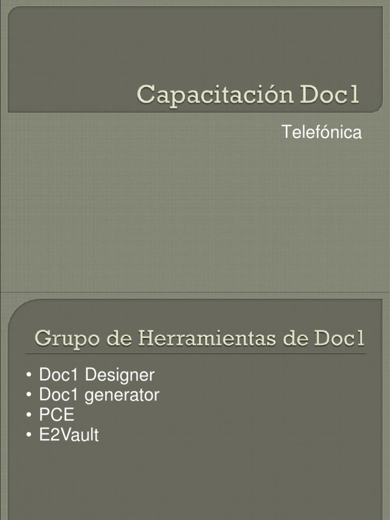 Diseño de Documentos con Doc1 | PDF