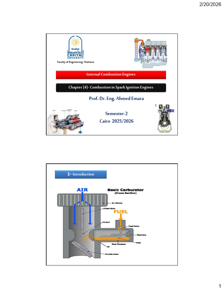 4-Combustion-SIE - 2025 - 2026 | PDF | Combustion | Vehicle Parts