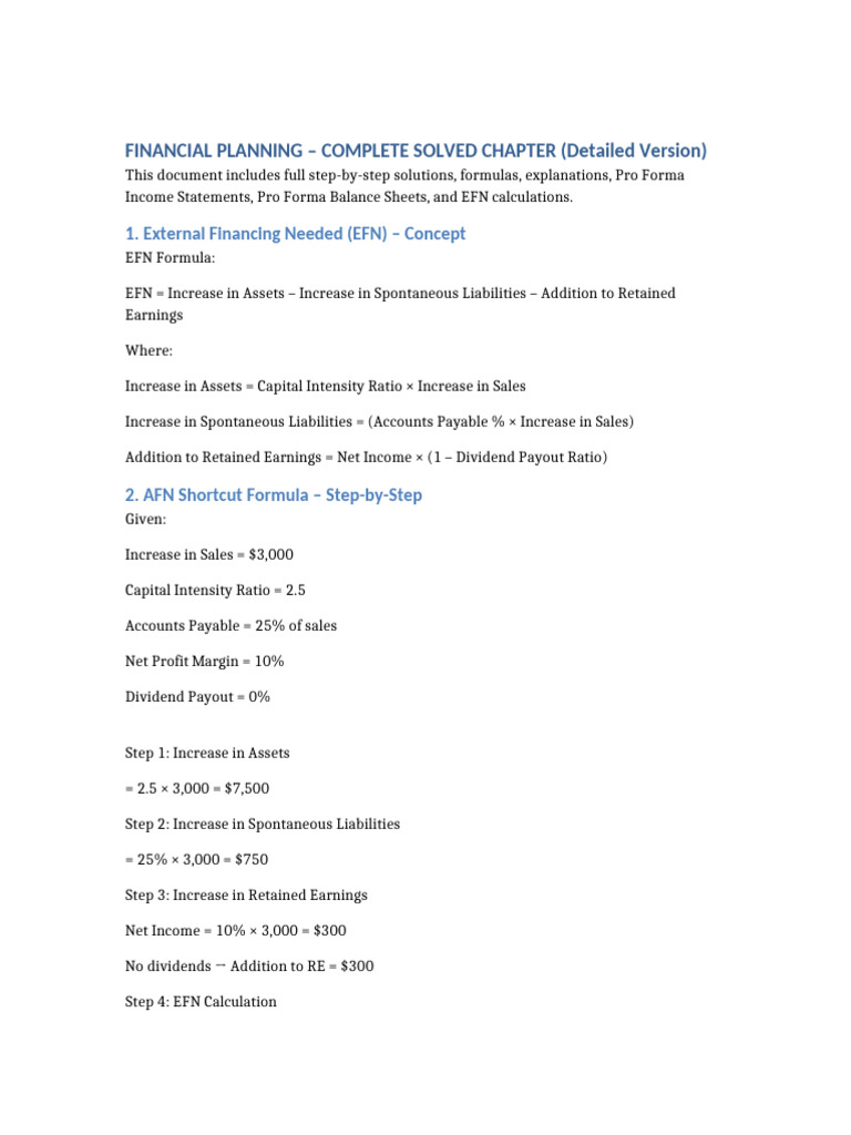 Financial Planning COMPLETE Solutions | PDF