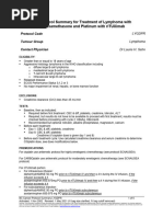 R-ESHAP Chemotherapy Protocol Overview | PDF | Hematopoietic Stem Cell ...