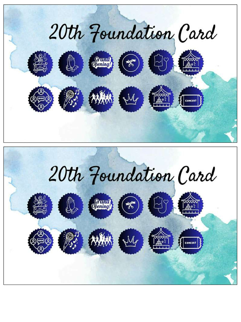 Foundation Card | PDF