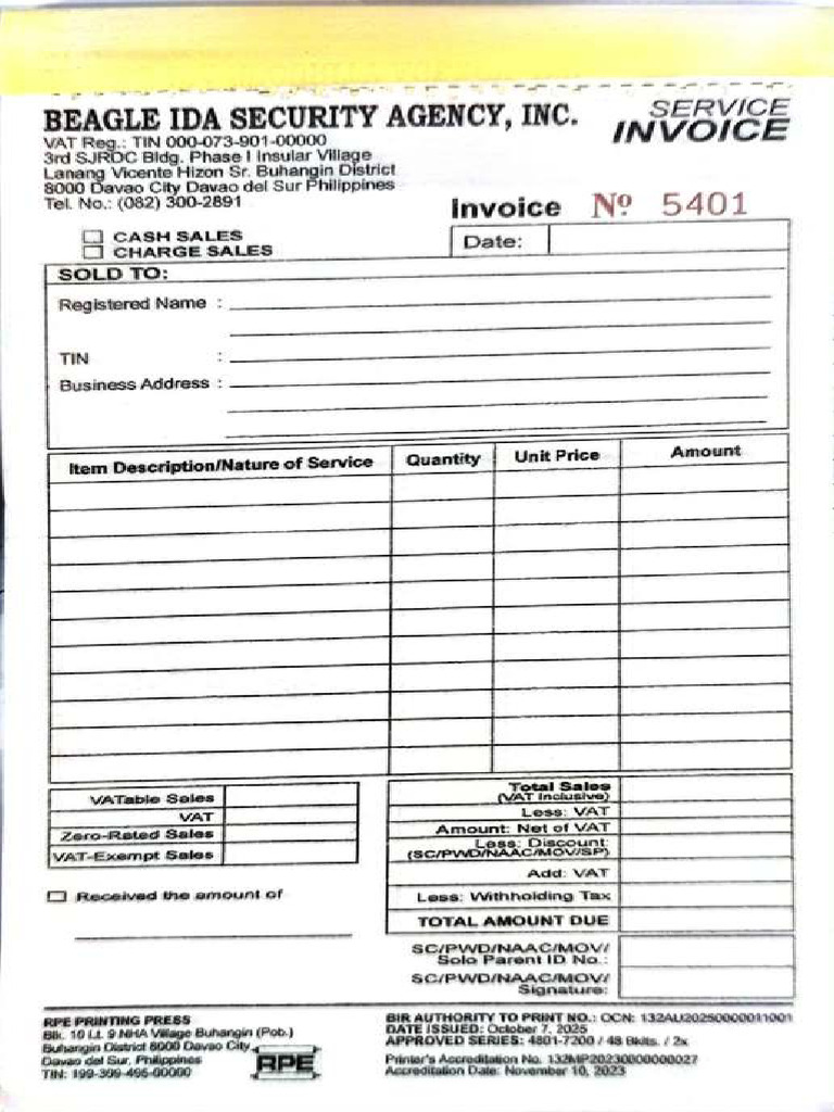Sample Receipt | PDF
