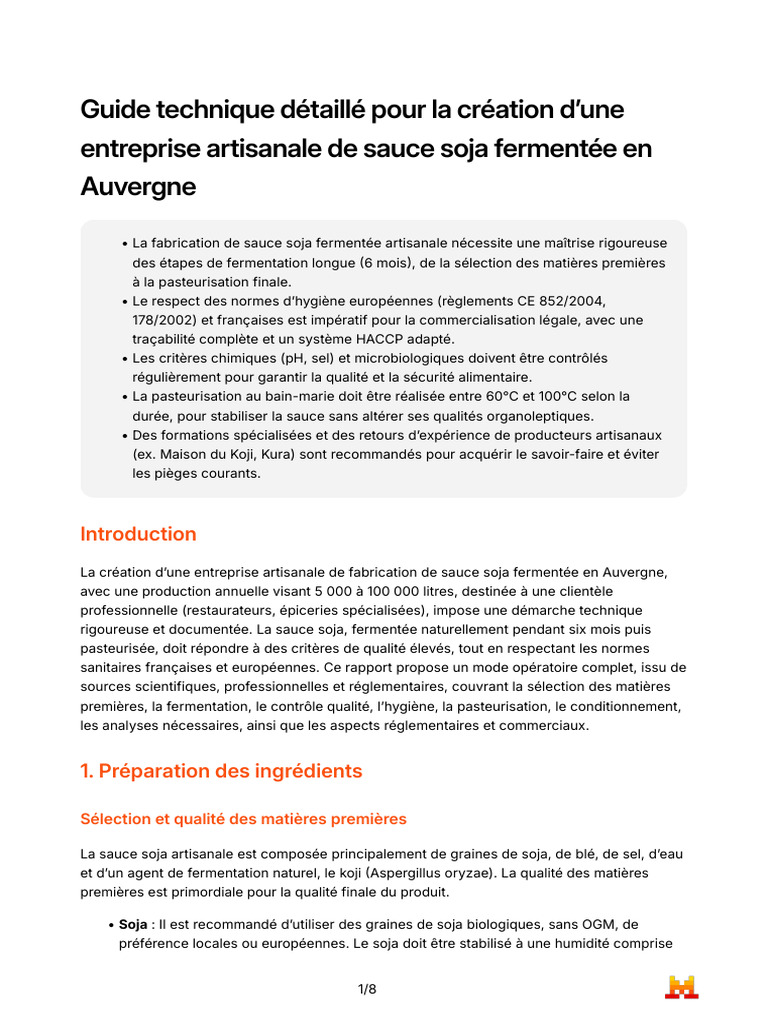 Guide Technique Complet Pour La Creation Dune Entreprise Artisanale de ...