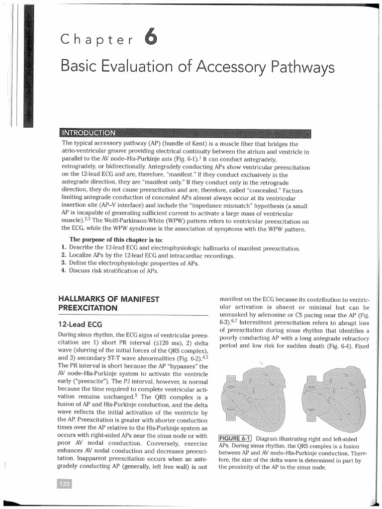 Chapter 6 - Basic Evaluation of Accessory Pathways | PDF