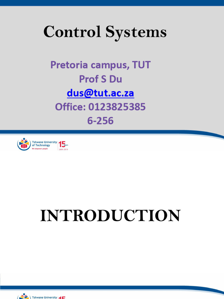 PTAEEgroup CH 1 Introduction | PDF | Feedback | System