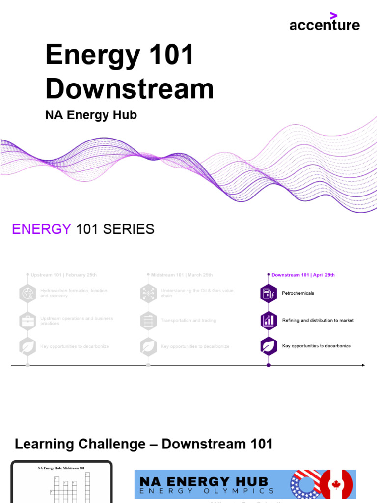 Energy 101 Learning Series - Downstream | PDF | Oil Refinery | Petroleum
