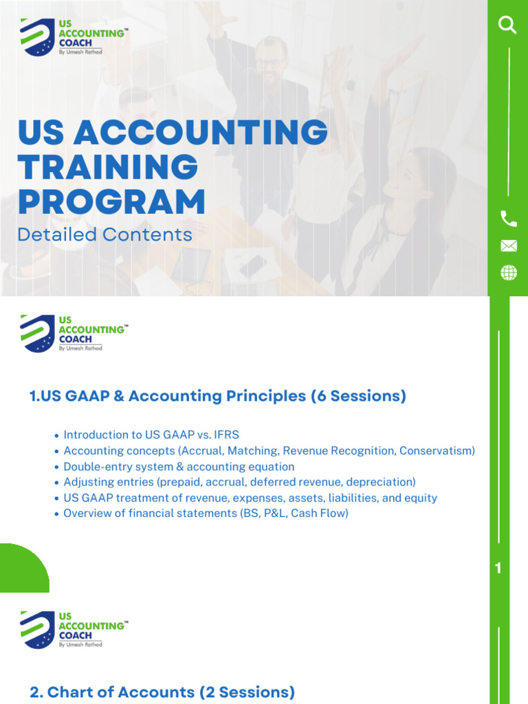 US Accounting Course Details - Hyderabad | PDF | Debits And Credits ...