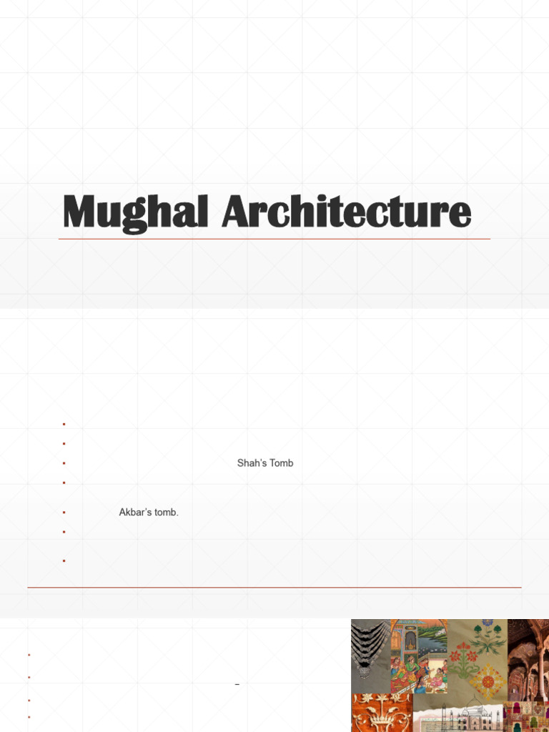 Mughal Architecture - MODULE IV | PDF | Mughal Empire | Mosque