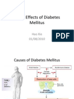 Acute Effects of Diabetes Mellitus