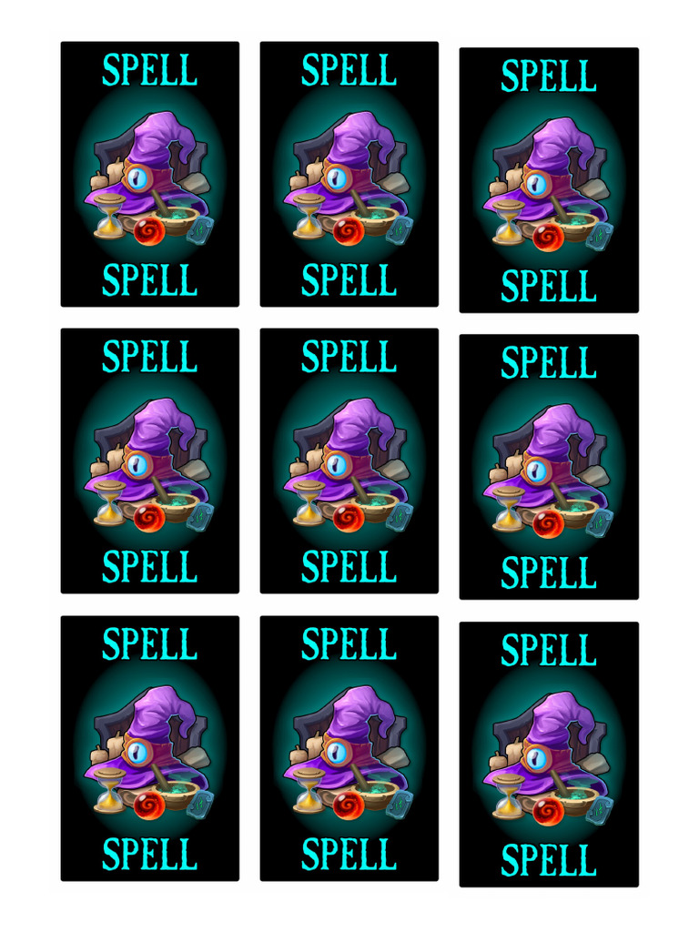 Spell Cards | PDF | Magician (Fantasy)