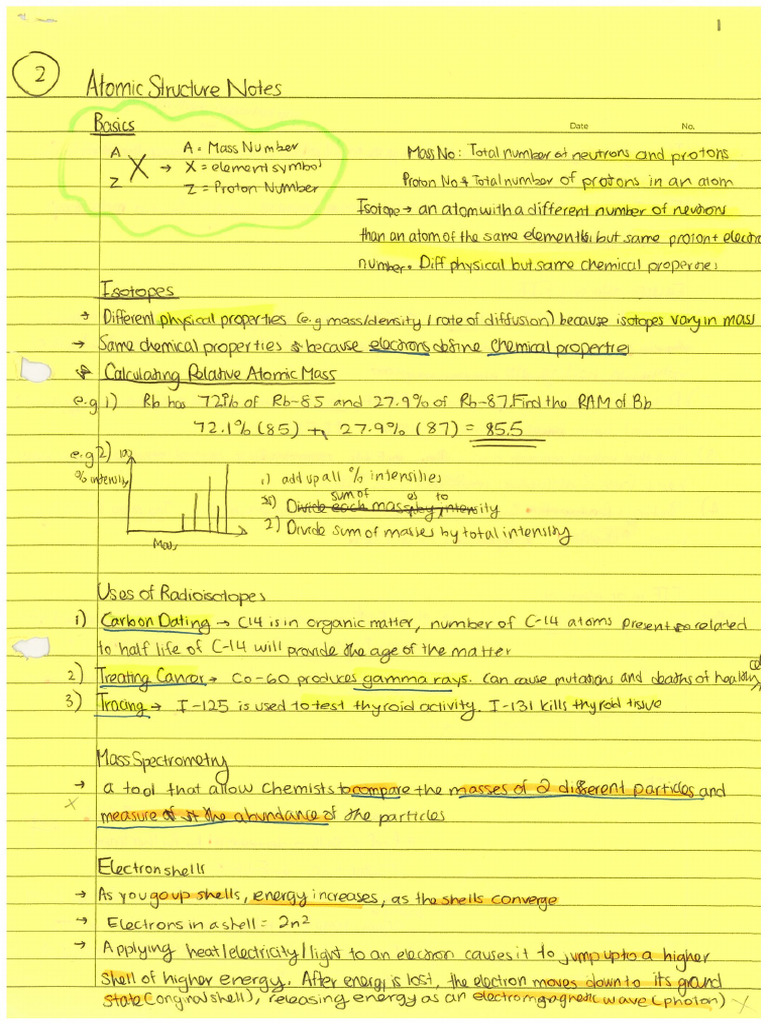2 Atomic Structure | PDF