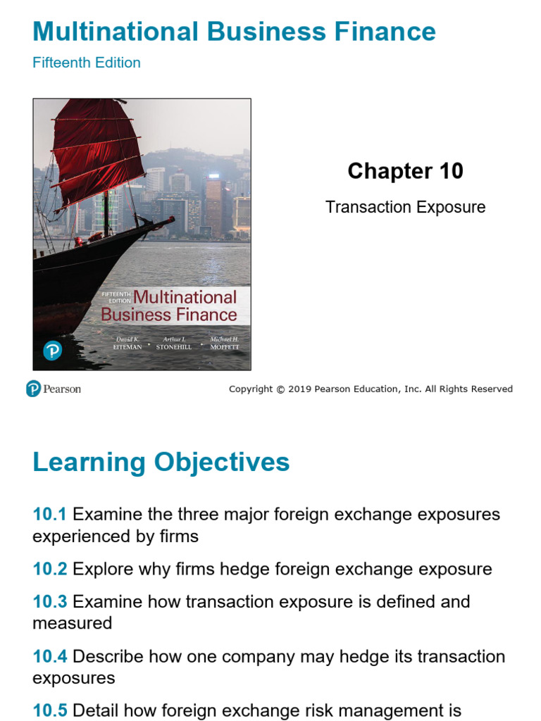 Lecture Chapter 10 | PDF | Hedge (Finance) | Foreign Exchange Market