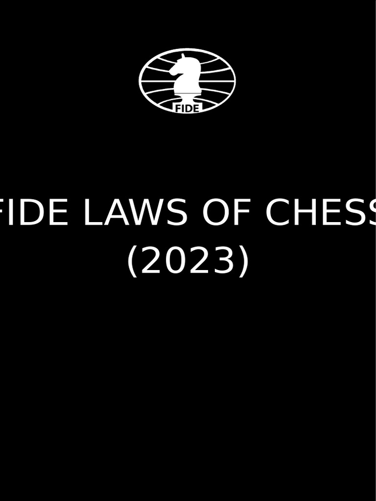 Fide Laws of Chess | PDF | Traditional Board Games | Abstract Strategy ...