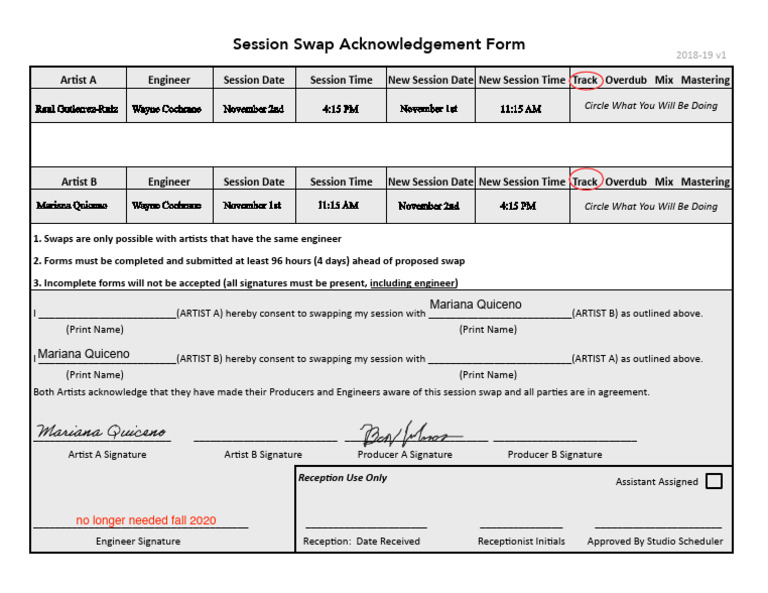Session Swap Form Raul & Mariana | PDF | Chess Theory | Chess