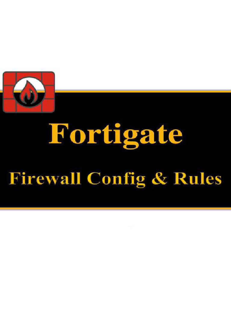 Firewall Config & Rules | PDF