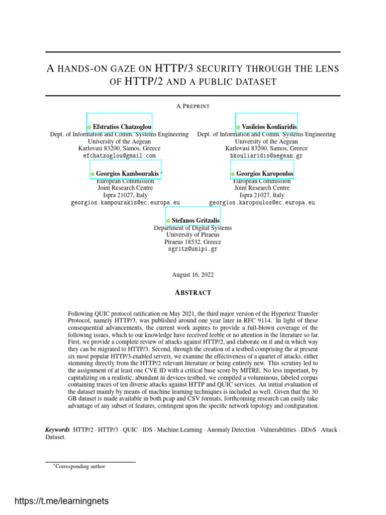 Http3 Security | PDF | Denial Of Service Attack | Proxy Server