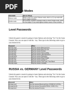 Call of Duty 4 PC Cheat Codes Guide | PDF | Cheating In Video Games ...