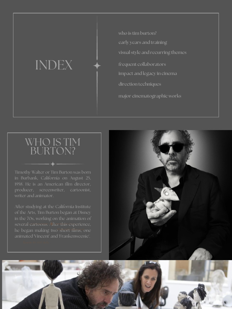 Tim Burton | PDF | Walt Disney Animation Studios