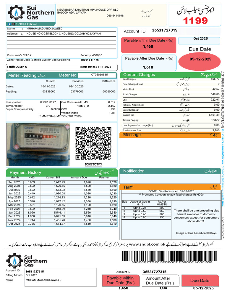 Electricity Bill Print Test | PDF