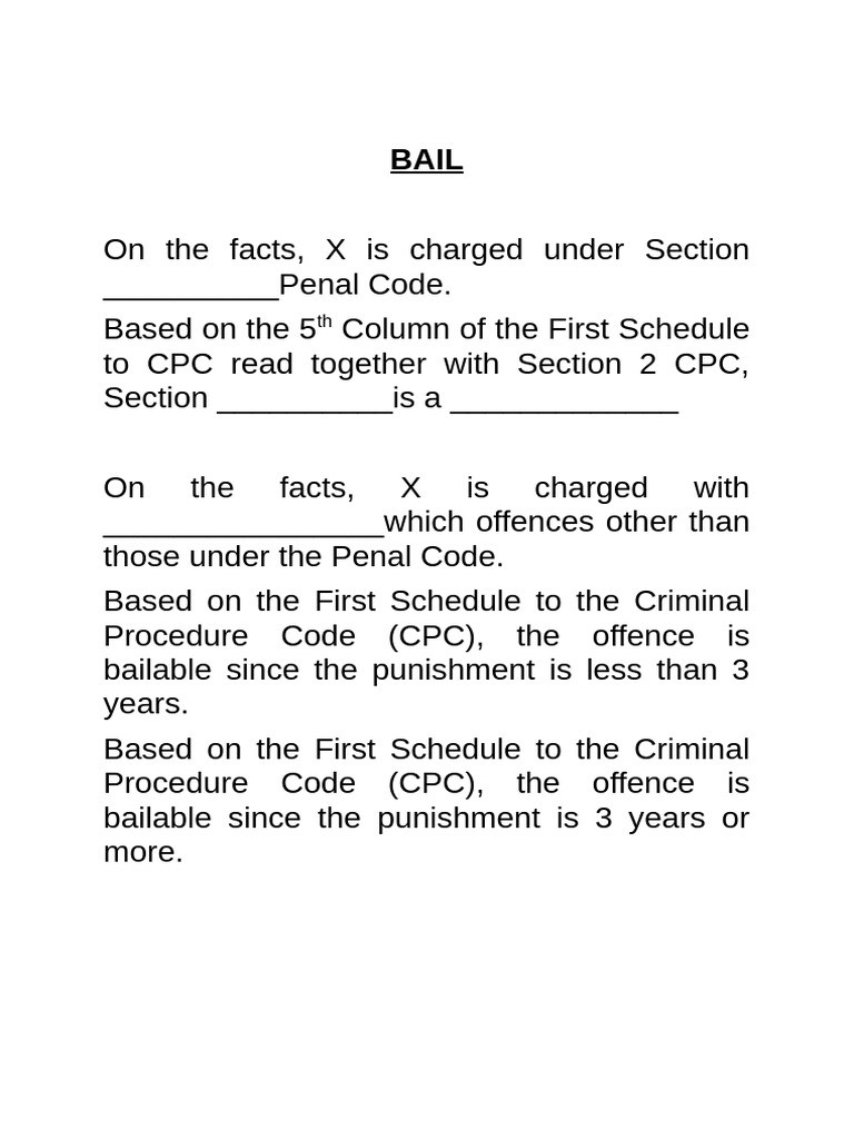 BAIL | PDF | Bail | Fine (Penalty)