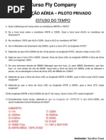 Navegação Aérea - Estudo do TEMPO