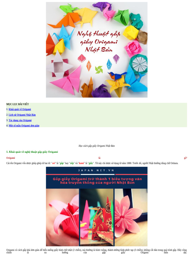 Origami | PDF