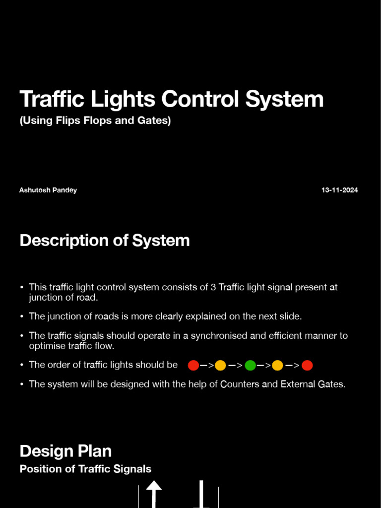 Traffic Control System - Digital Systems Design | PDF | Electronic ...