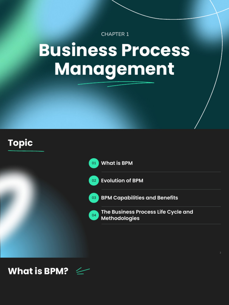 Chapter 1 Business Process Management | PDF | Business Process ...