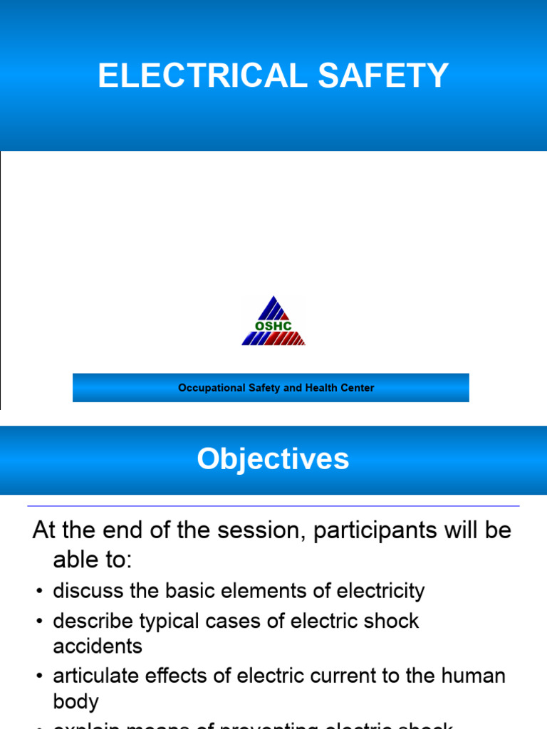 Electrical - Safety | PDF | Electricity | Electric Current