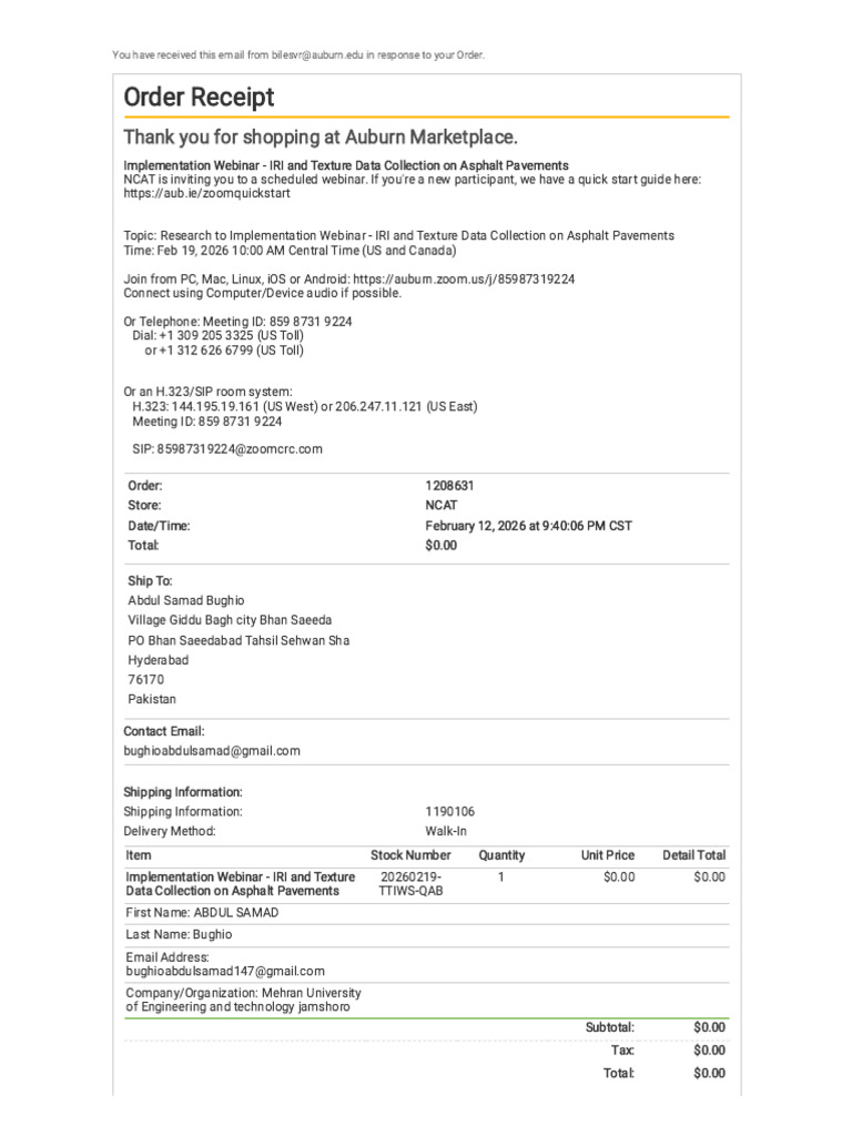 Order Receipt | PDF | Software | Computing