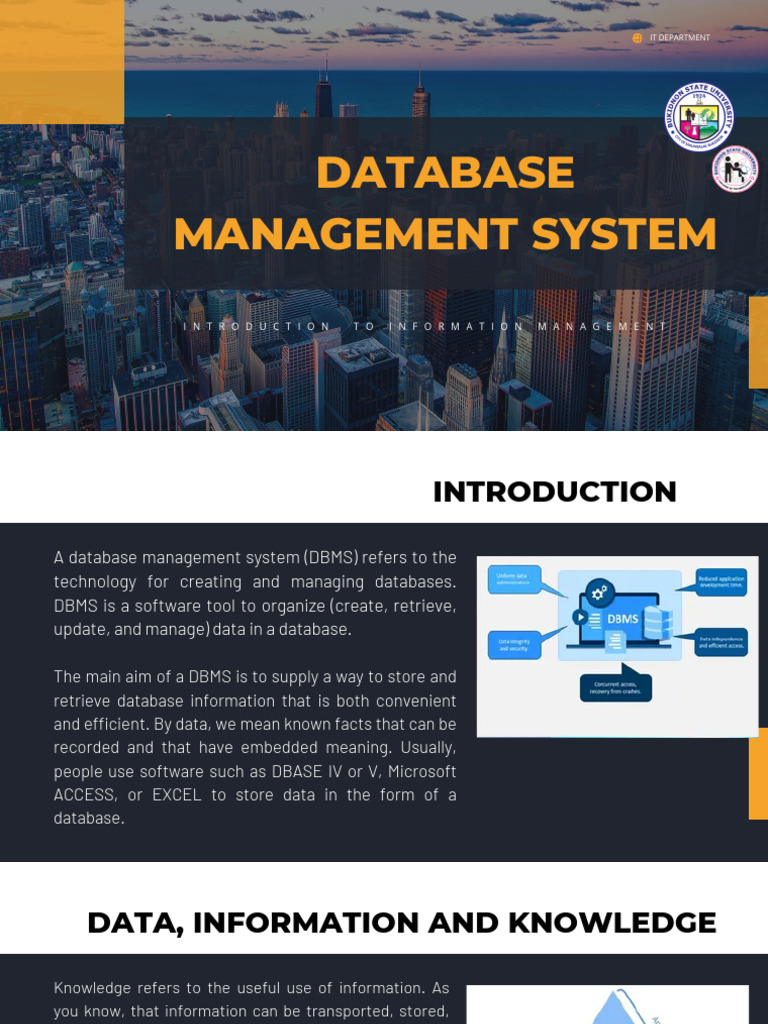 Topic 1.1. Database Management System | PDF | Databases | Data Model