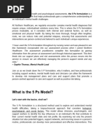 5P Psychological Formulation Guide | PDF | Major Depressive Disorder ...