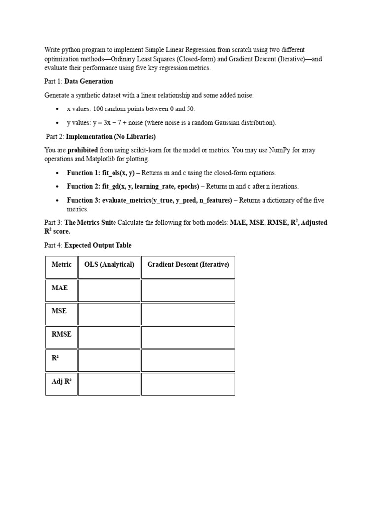 AIML Lab Assignment 3 | PDF