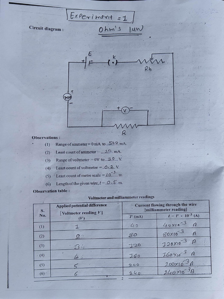 Phy Ex 1 | PDF