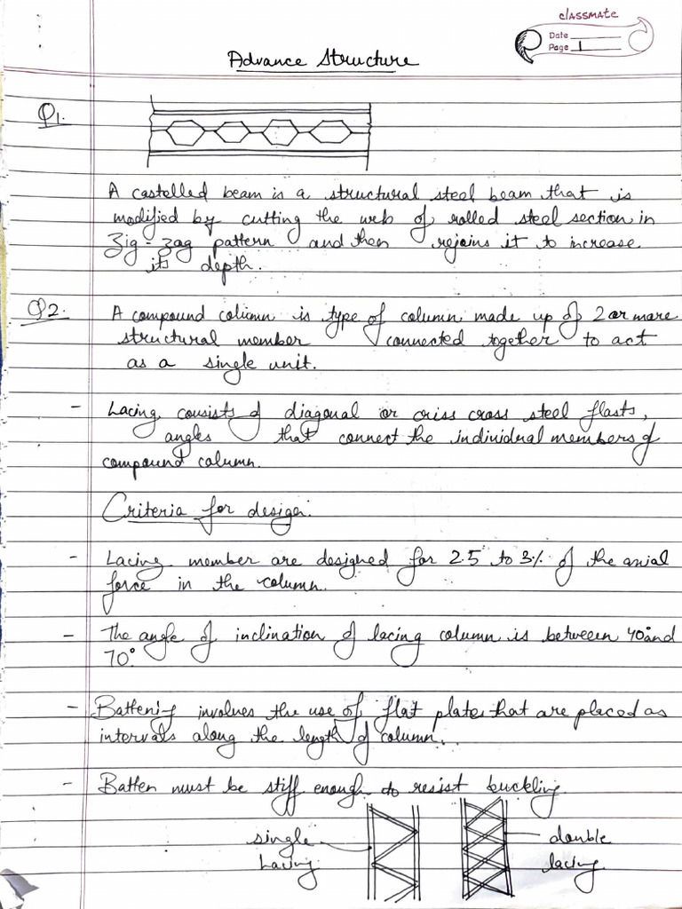Adv Structure 1 | PDF