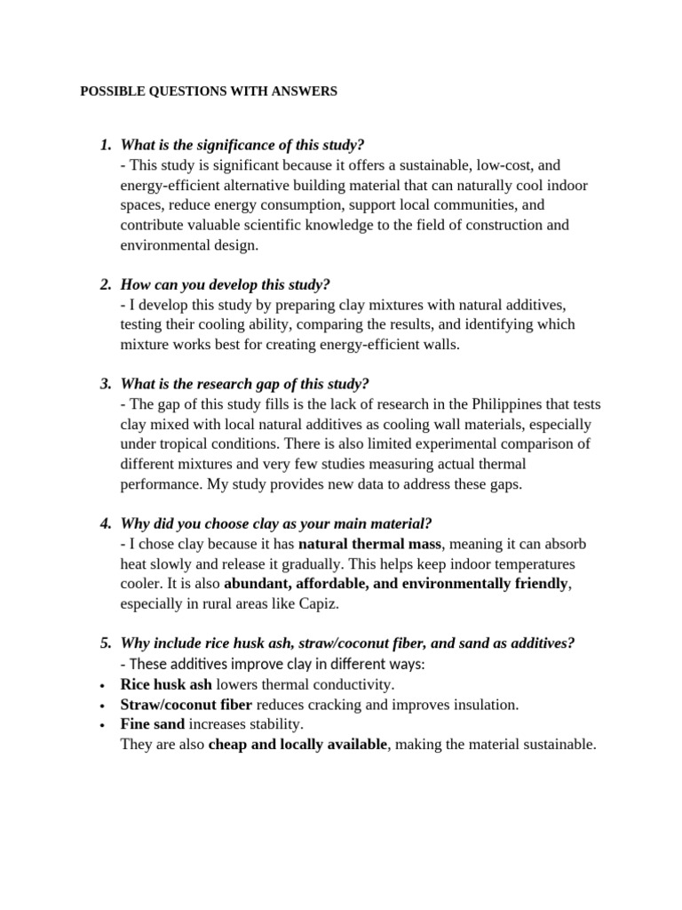 Rmpossible Questions With Answers | PDF | Efficient Energy Use | Building