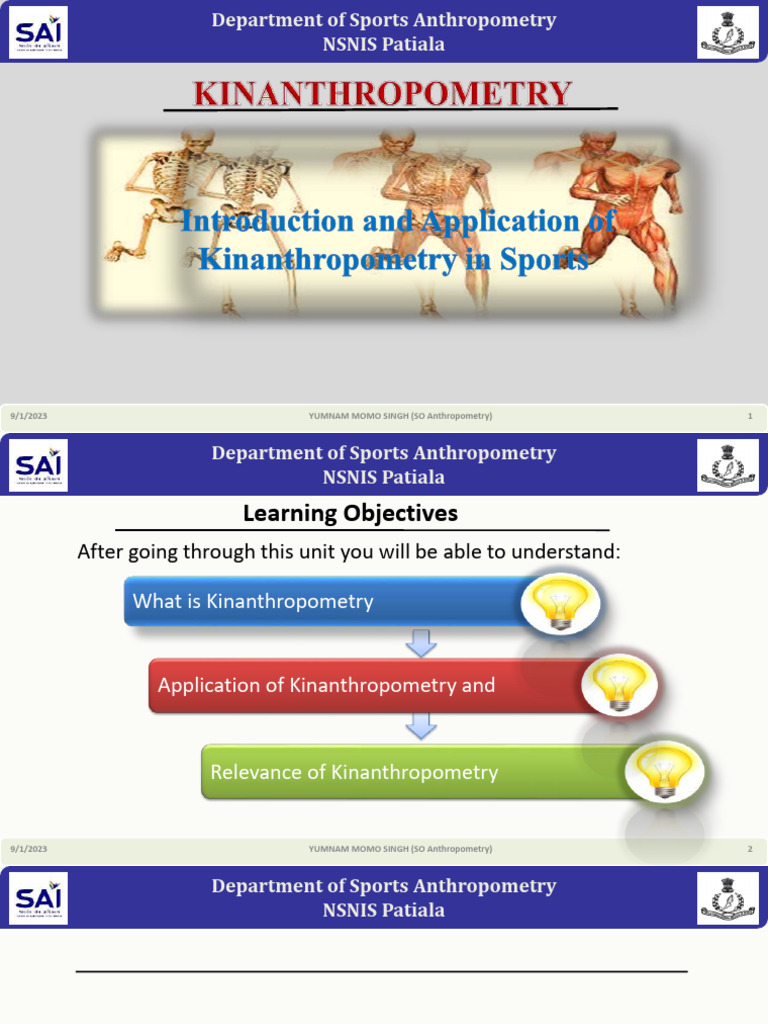 2 Kinanthropometry in Sports DC | PDF | Anthropometry | Physical Fitness