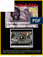Afrikan Revolutionary Thomas Sankara S Example Lives On