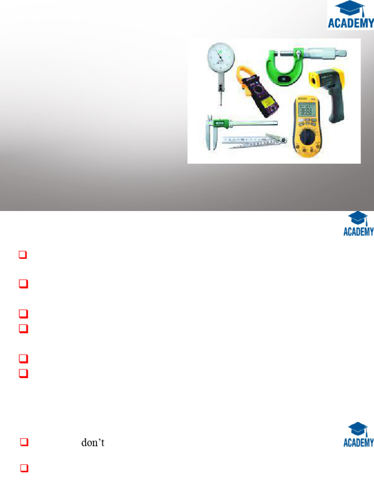 Measurement Techniques | PDF | Length
