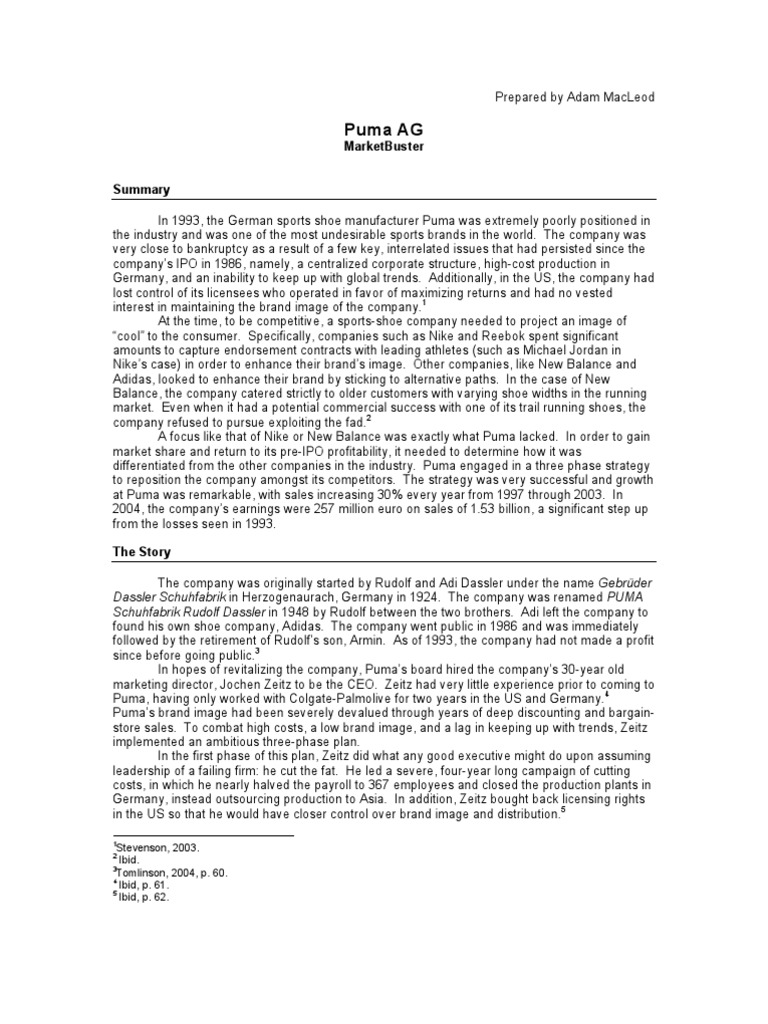 Puma Pdf Brand Sports