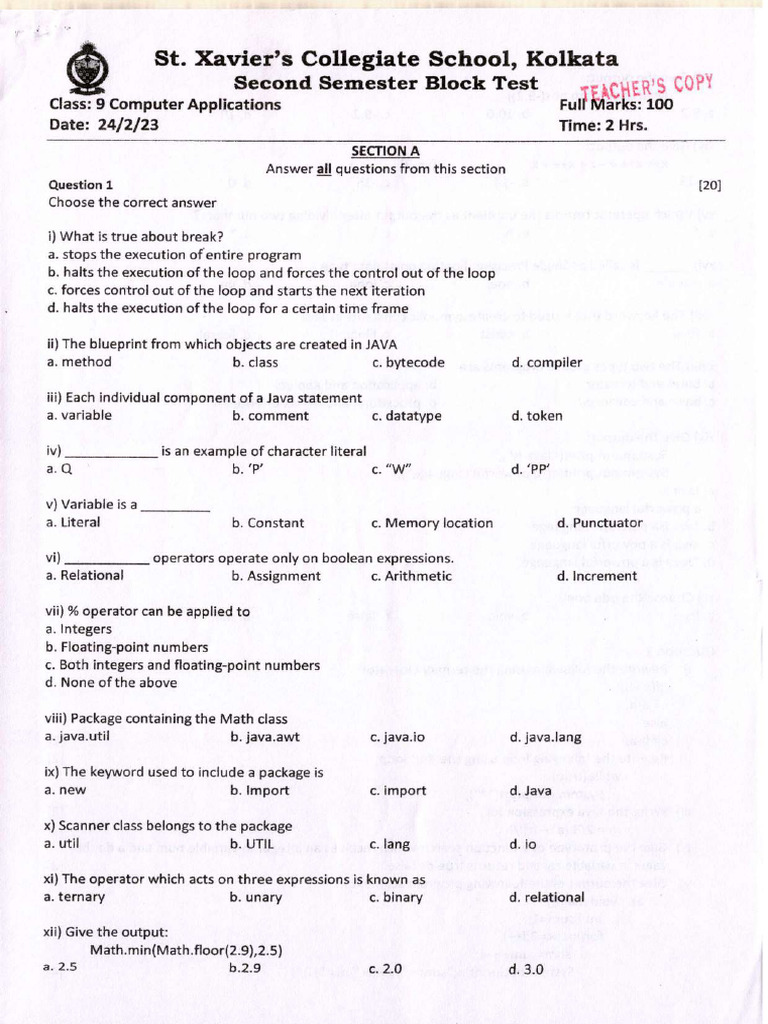 Ar Mocktest 1 | PDF