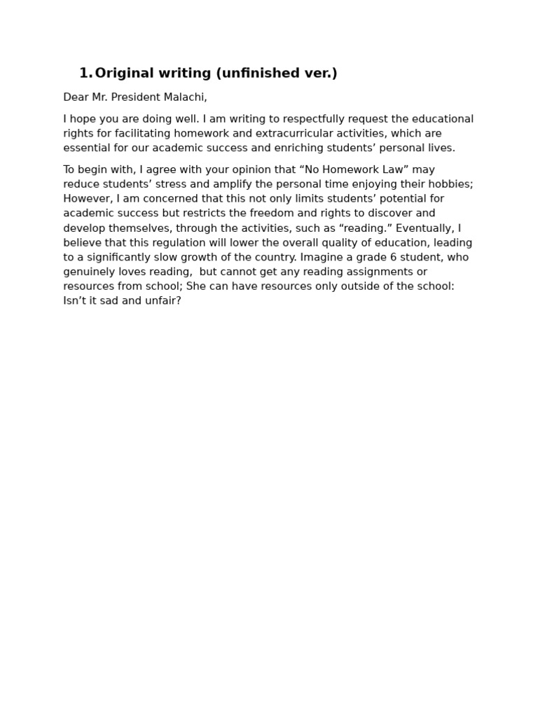 Aria - Igcse Letter - Persuasive Letter Writing Practice | PDF ...