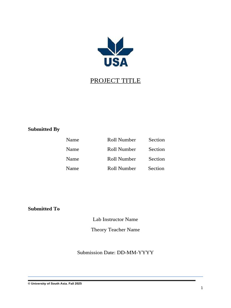 BSCS Project Documentation Template | PDF | Algorithms | Abstract (Summary)
